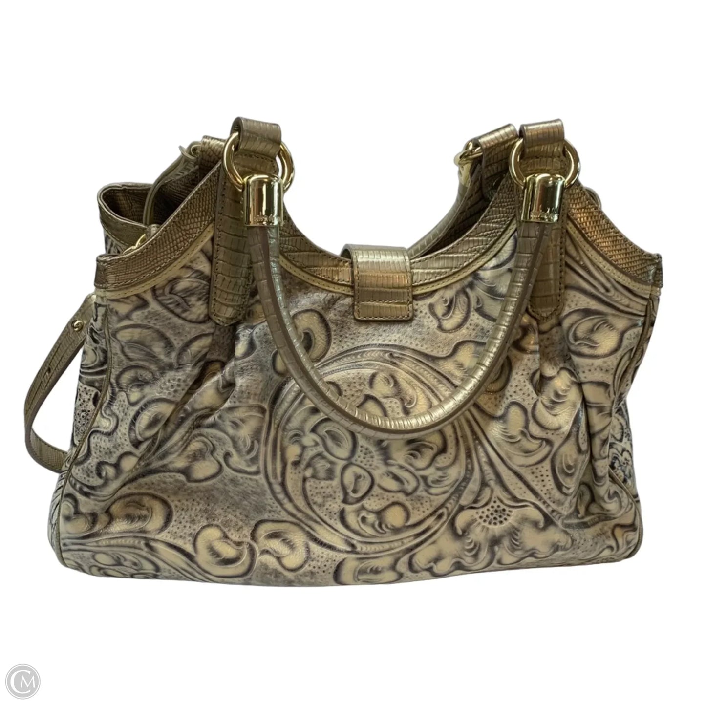 Handbag Designer By Brahmin, Size: Medium
