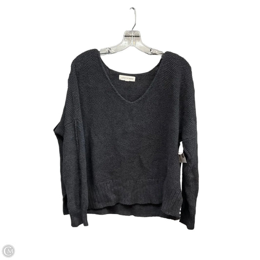 Sweater By Lucky Brand In Grey, Size: L