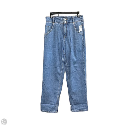 Jeans Straight By Banana Republic In Blue Denim, Size: 6