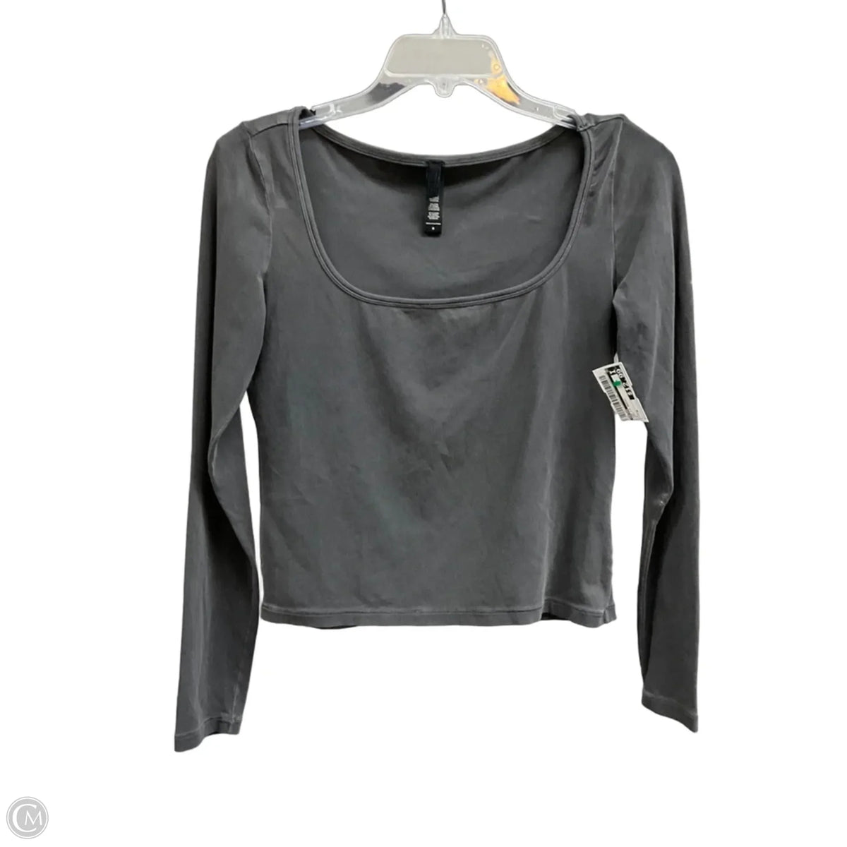 Top Long Sleeve Basic By Skims In Grey, Size: M
