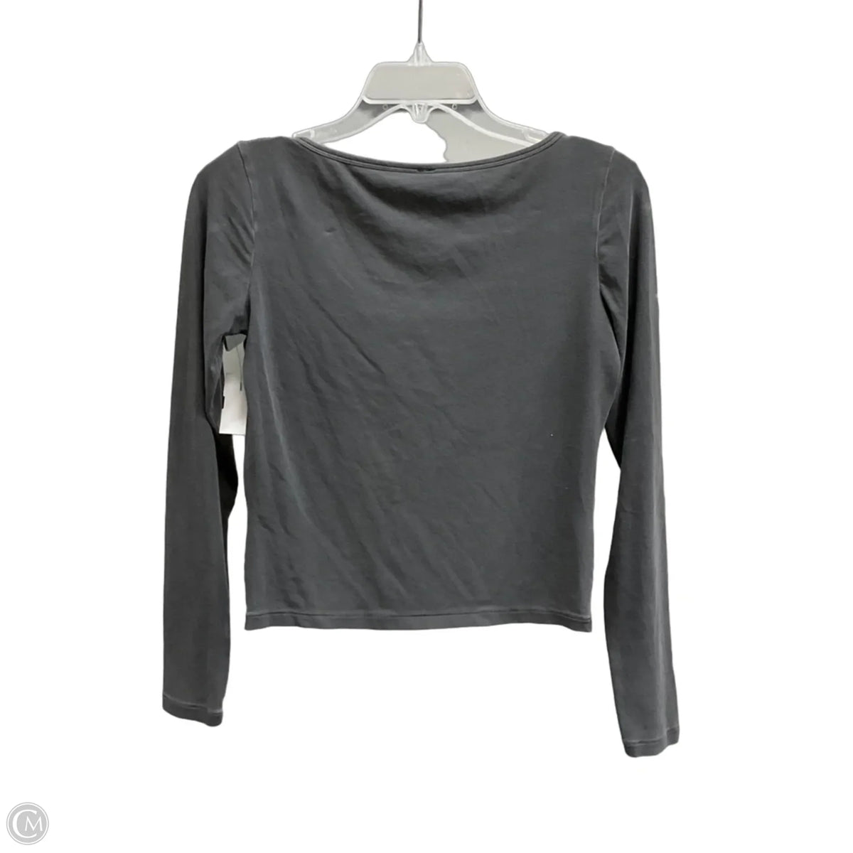 Top Long Sleeve Basic By Skims In Grey, Size: M