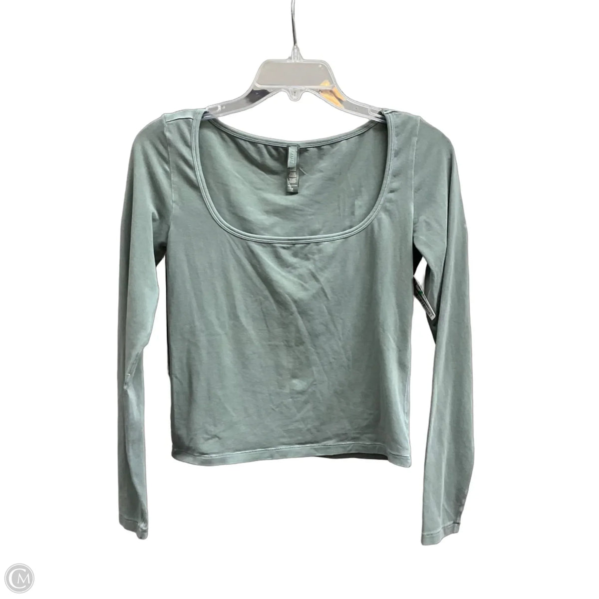 Top Long Sleeve Basic By Skims In Green, Size: M