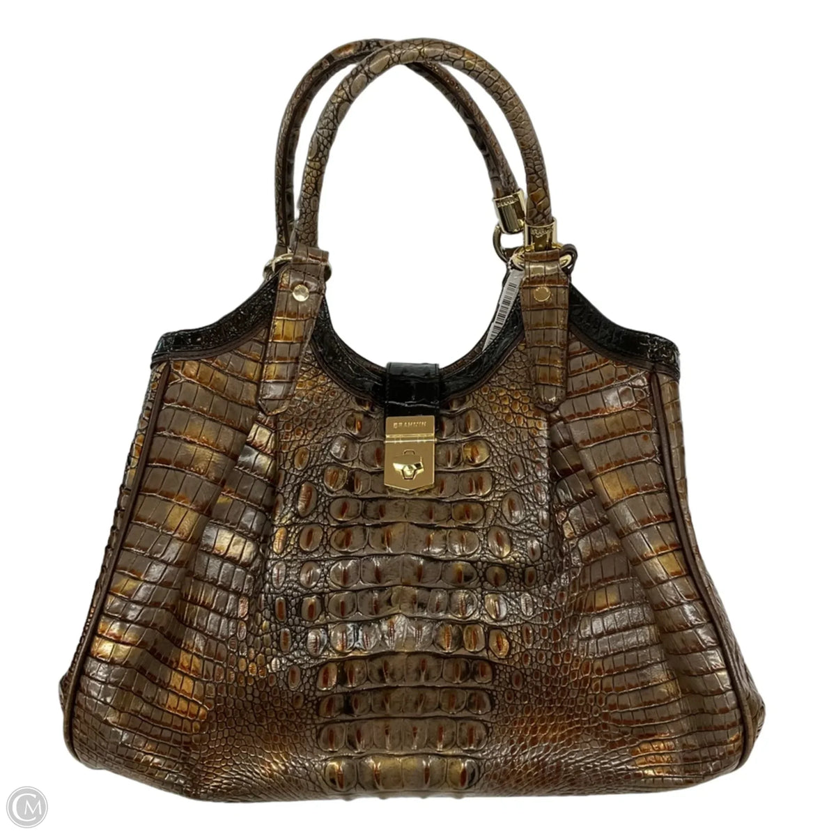 Handbag Designer By Brahmin, Size: Medium