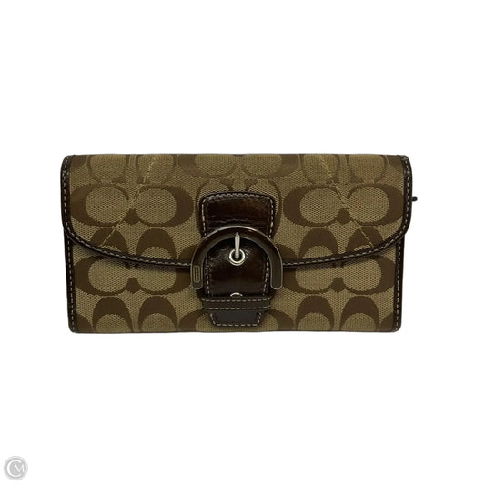 Wallet Designer By Coach, Size: Large