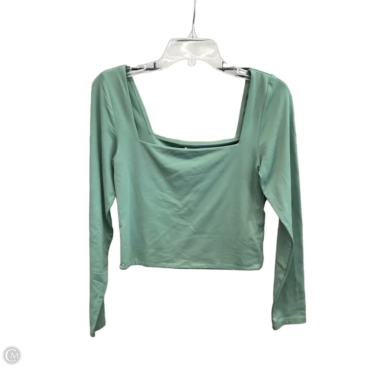 Top Long Sleeve Basic By Babaton In Green, Size: L