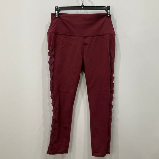 Athletic Leggings Capris By Alo In Maroon, Size: M