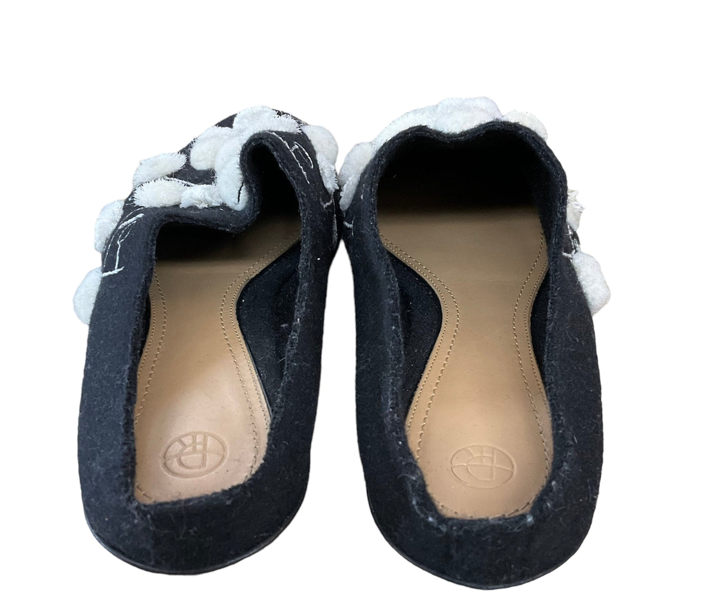 Black Shoes Flats Cmb, Size 8