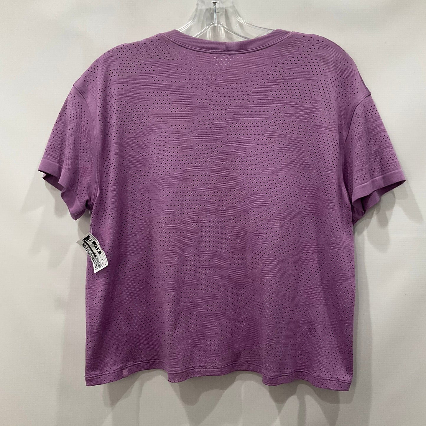 Purple Athletic Top Short Sleeve Lululemon, Size 12