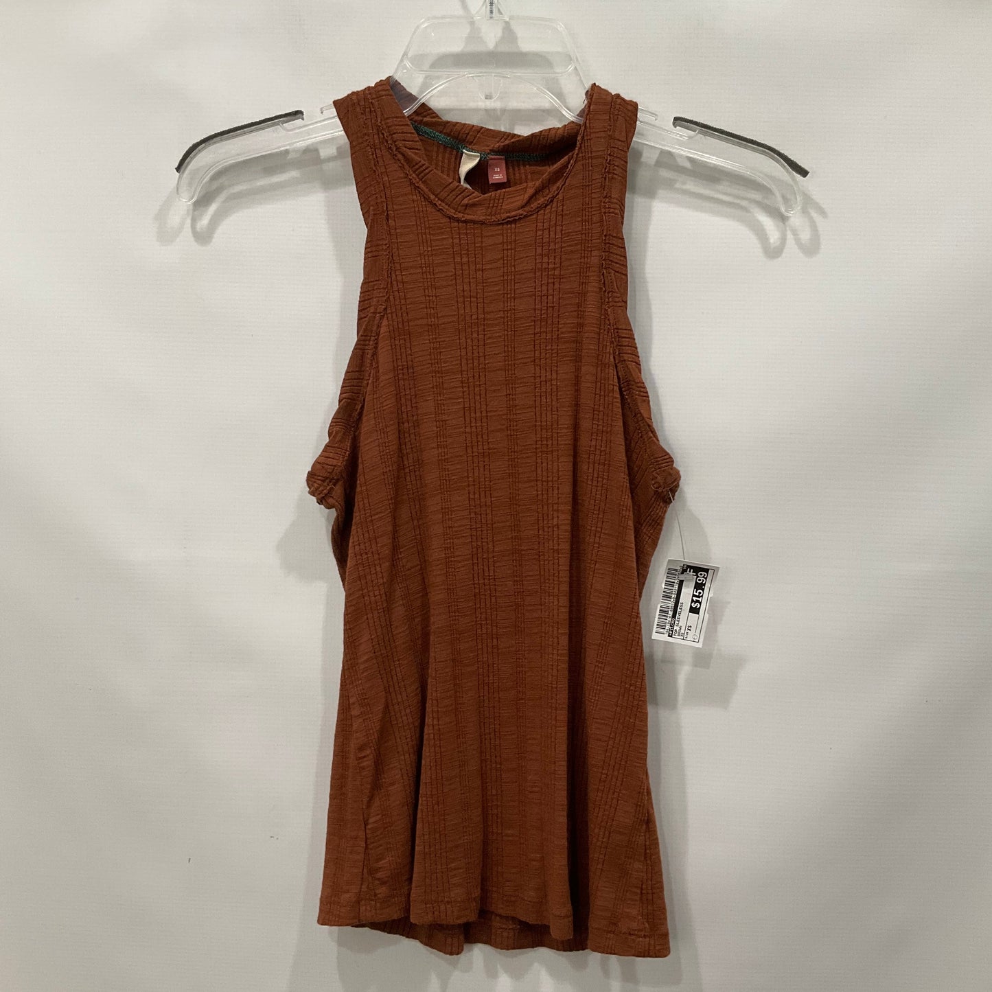 Brown Top Sleeveless Pilcro, Size Xs