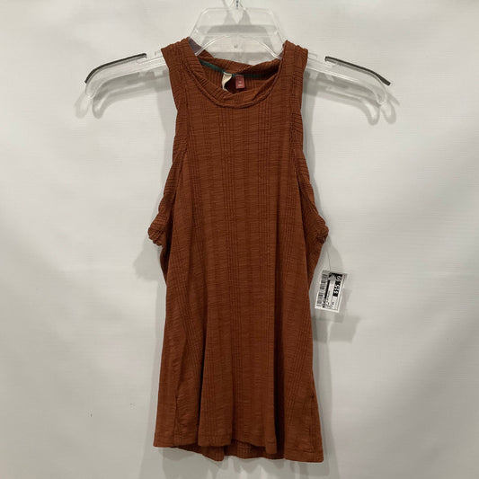 Brown Top Sleeveless Pilcro, Size Xs