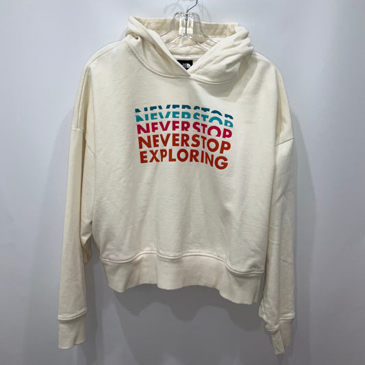 Sweatshirt Hoodie By The North Face In Cream, Size: Xl