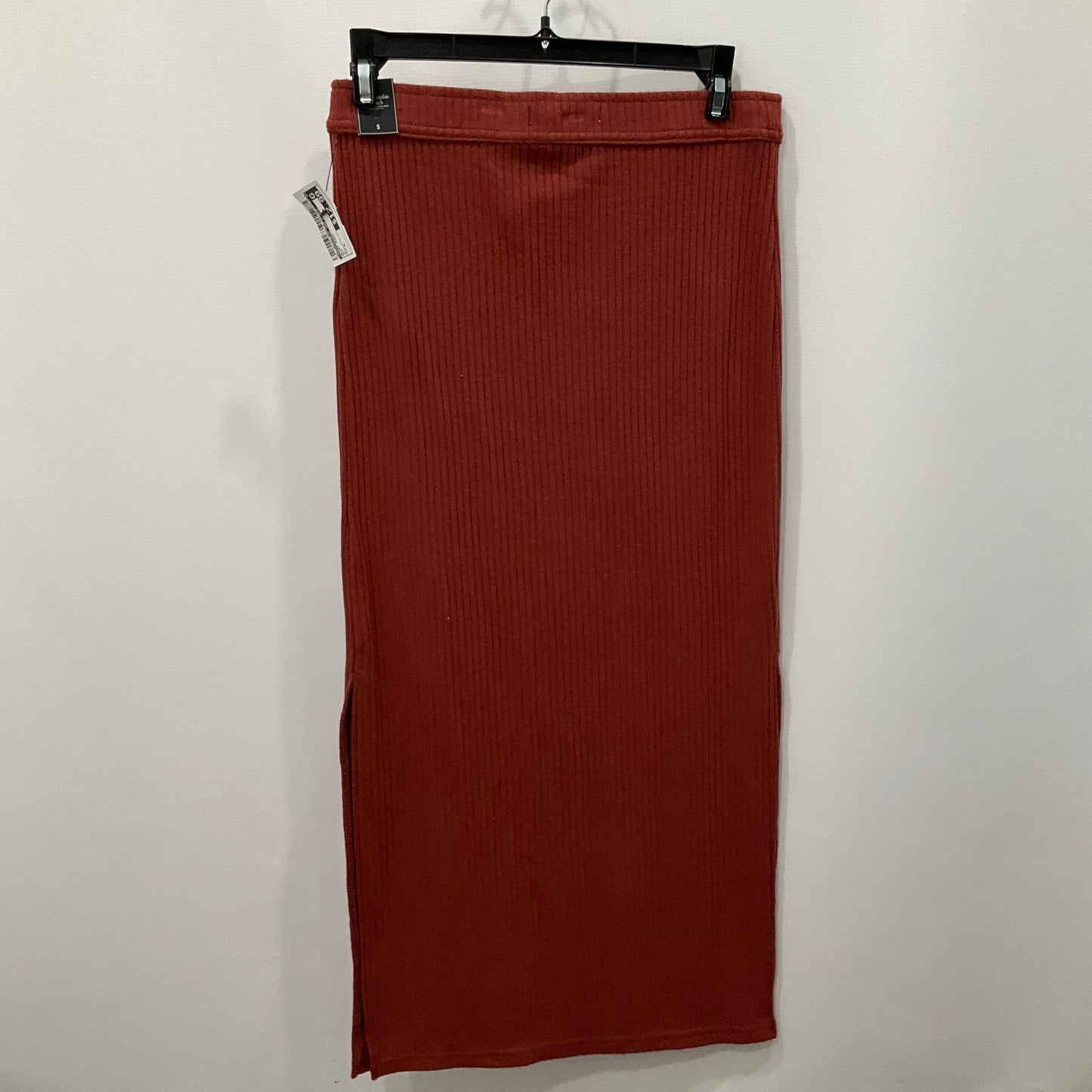 Skirt Midi By Abercrombie And Fitch In Red, Size: S