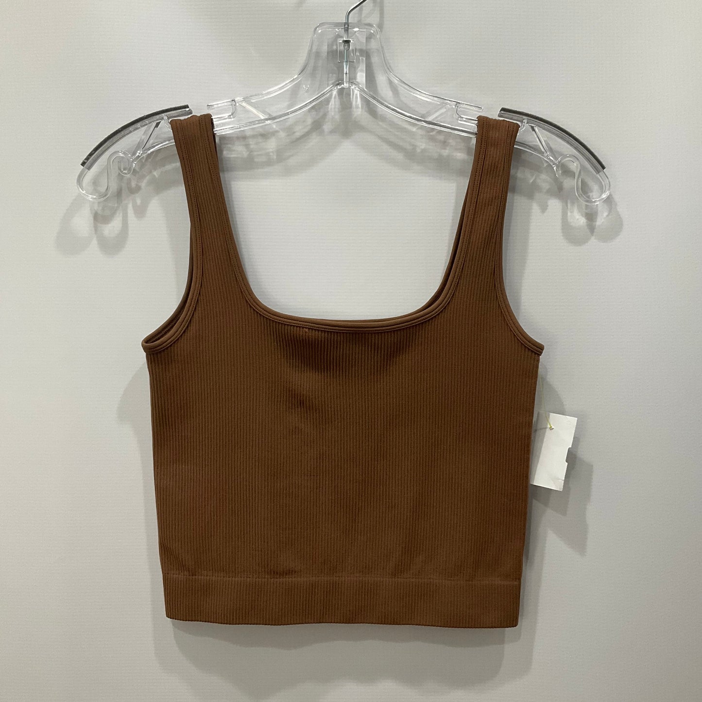 Top Sleeveless Basic In Brown, Size: M