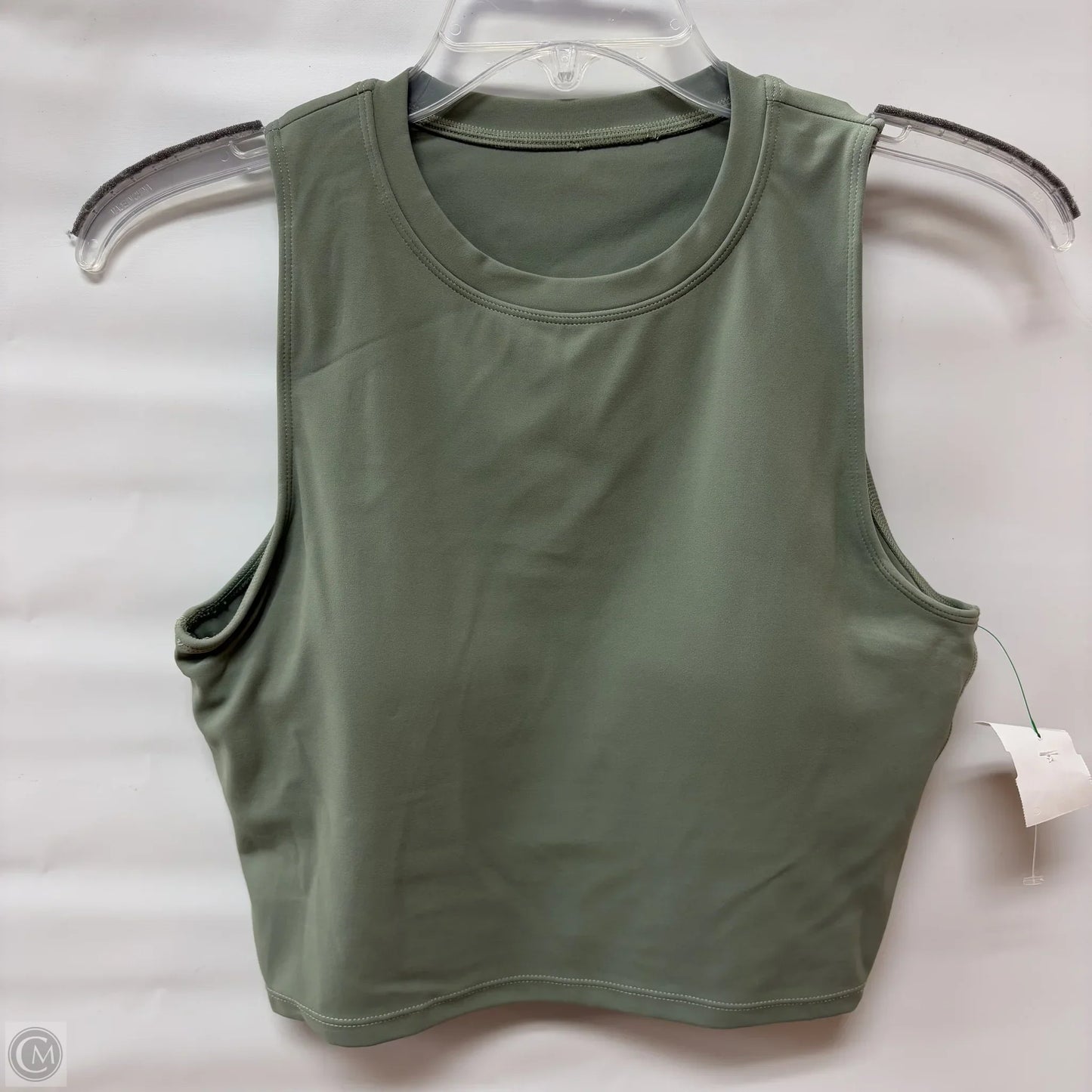 Athletic Tank Top In Green, Size: M