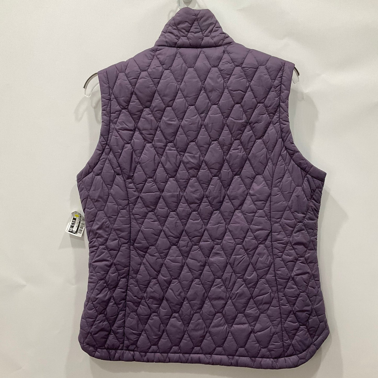 Vest Puffer & Quilted By Free Country In Purple, Size: L