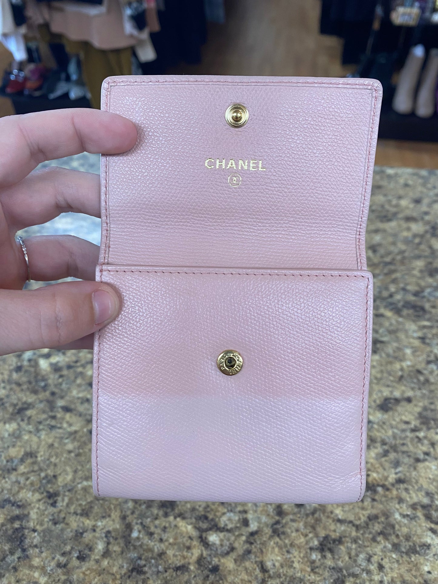 Wallet Luxury Designer By Chanel, Size: Small