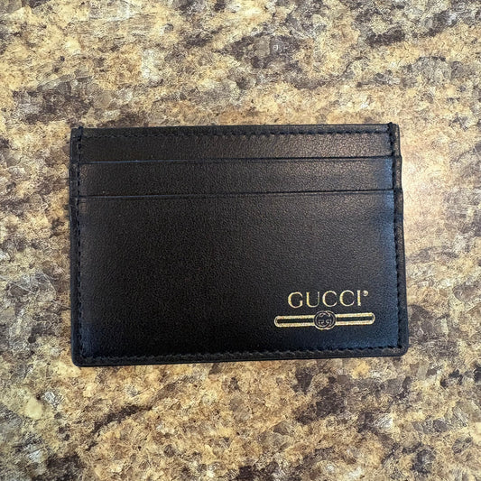 Id/card Holder Luxury Designer By Gucci, Size: Small