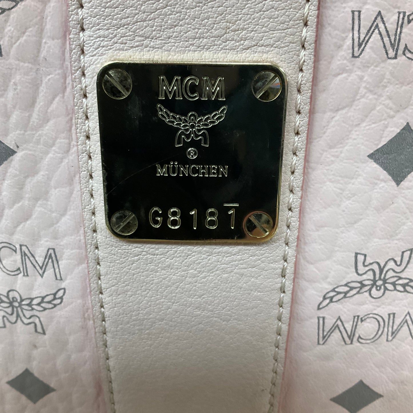 Handbag Luxury Designer By Mcm, Size: Medium