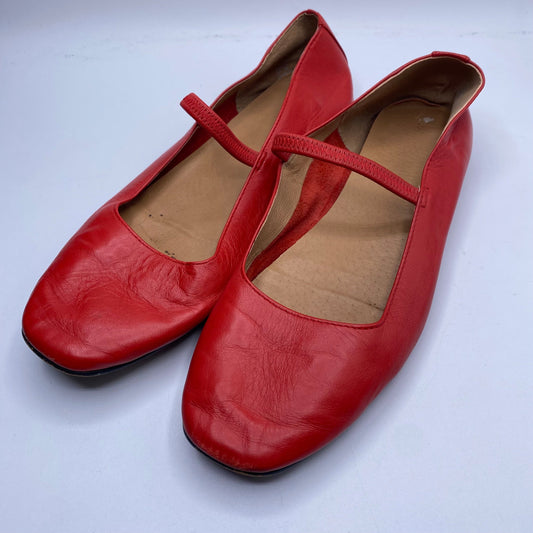 Shoes Flats By Madewell In Red, Size: 7