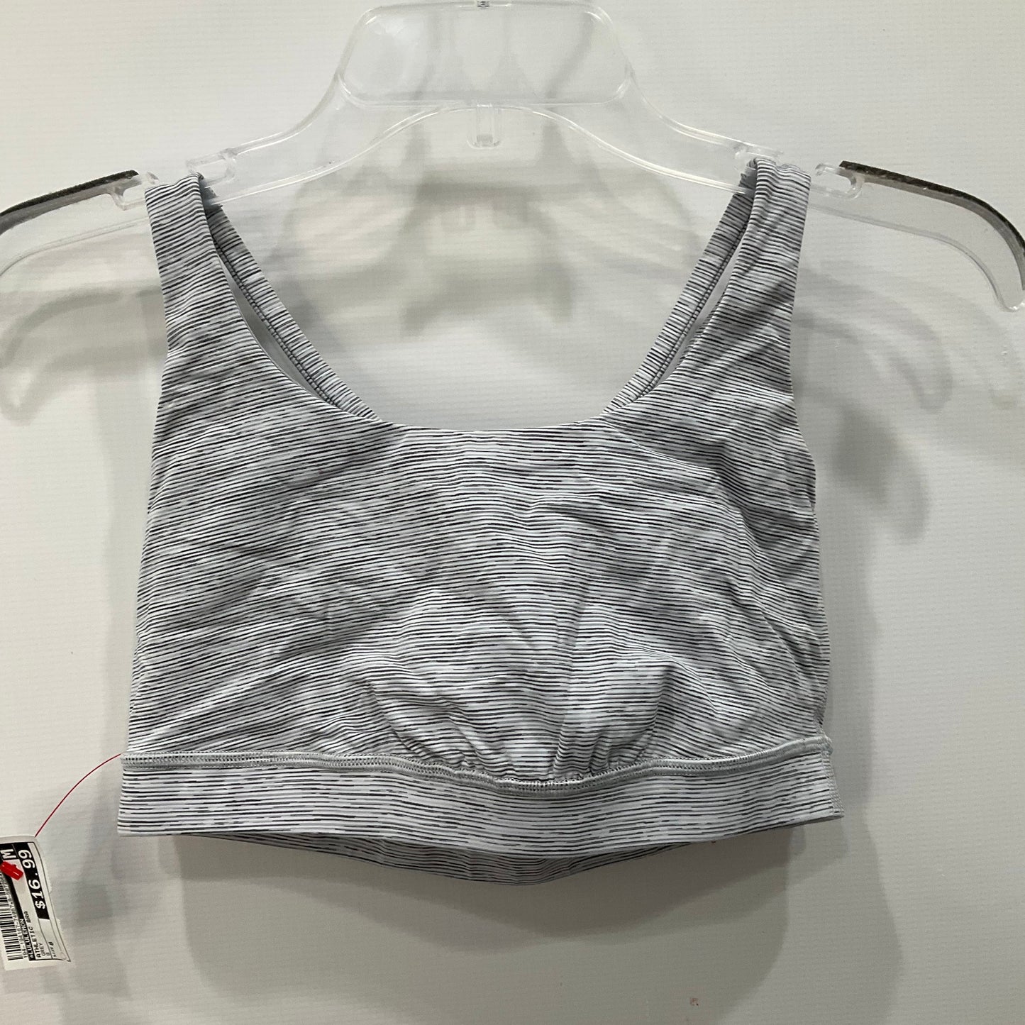 Athletic Bra By Lululemon In Grey, Size: 8