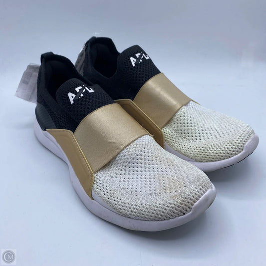 Shoes Athletic By APL In Black & White, Size: 8.5