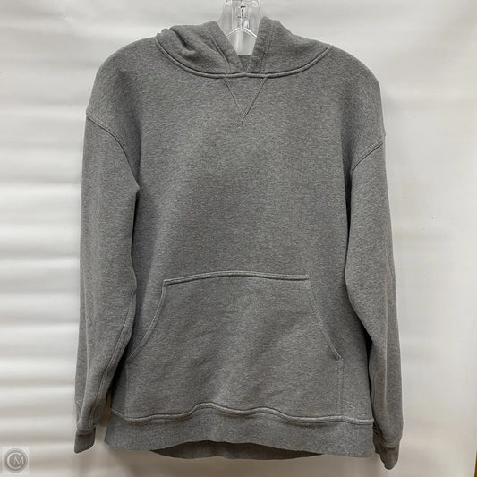 Sweatshirt Hoodie By Lululemon In Grey, Size: 10