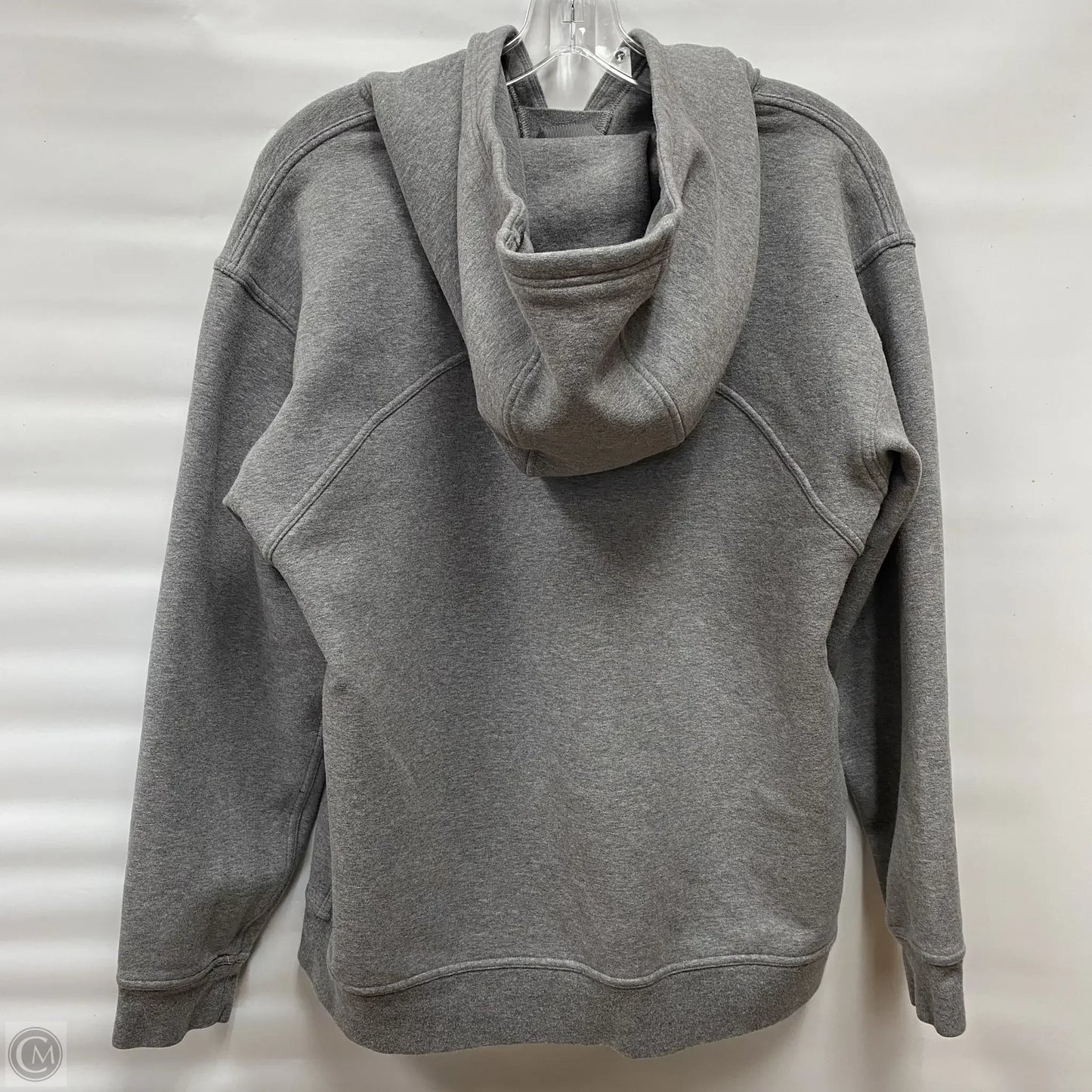 Sweatshirt Hoodie By Lululemon In Grey, Size: 10