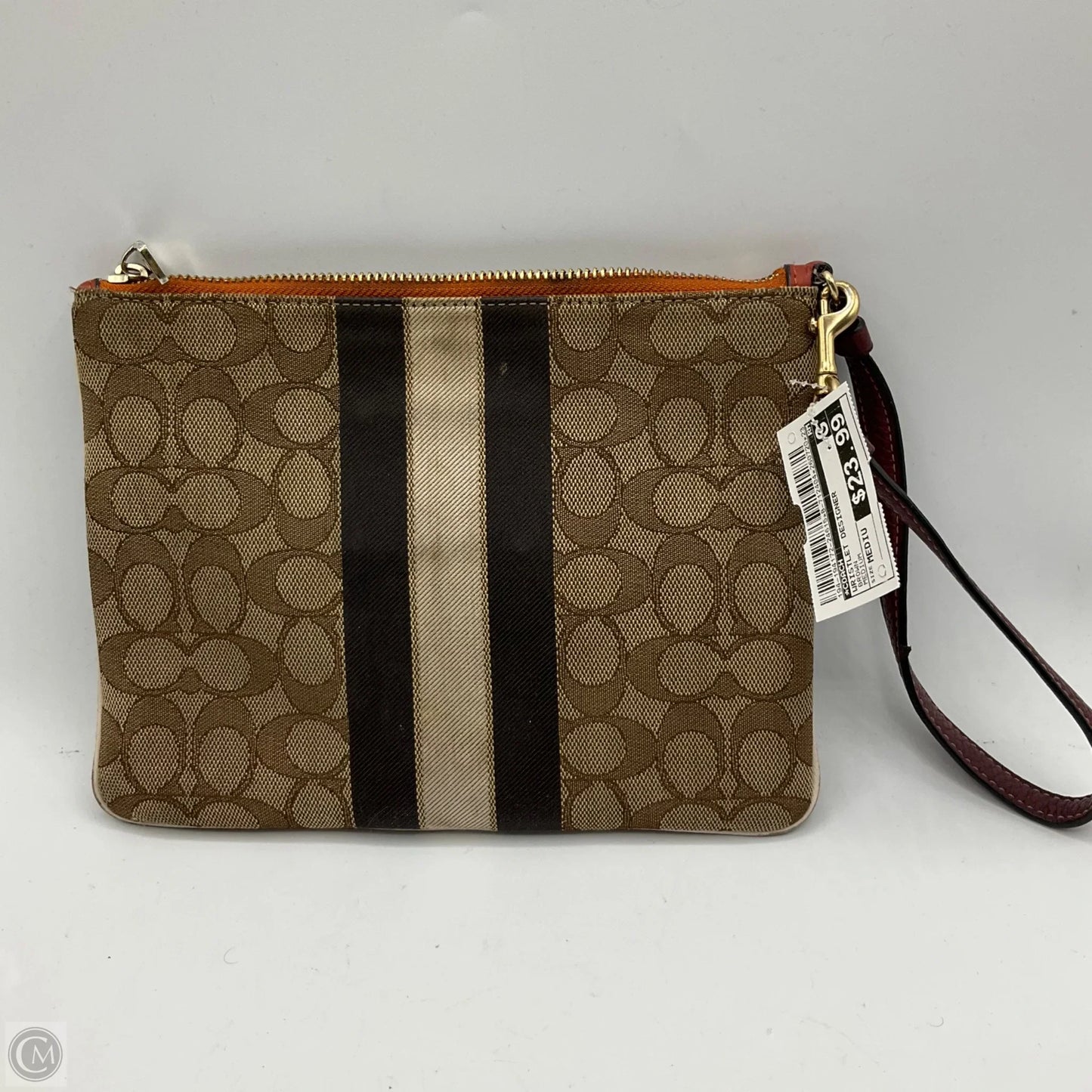 Wristlet Designer By Coach, Size: Medium