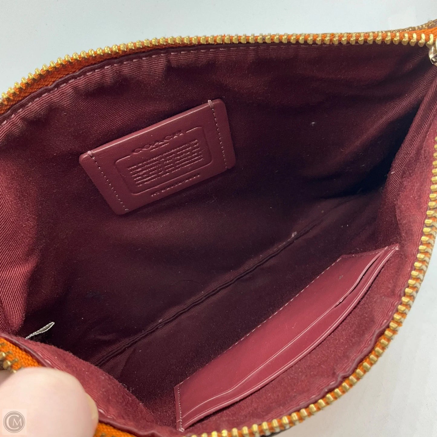 Wristlet Designer By Coach, Size: Medium