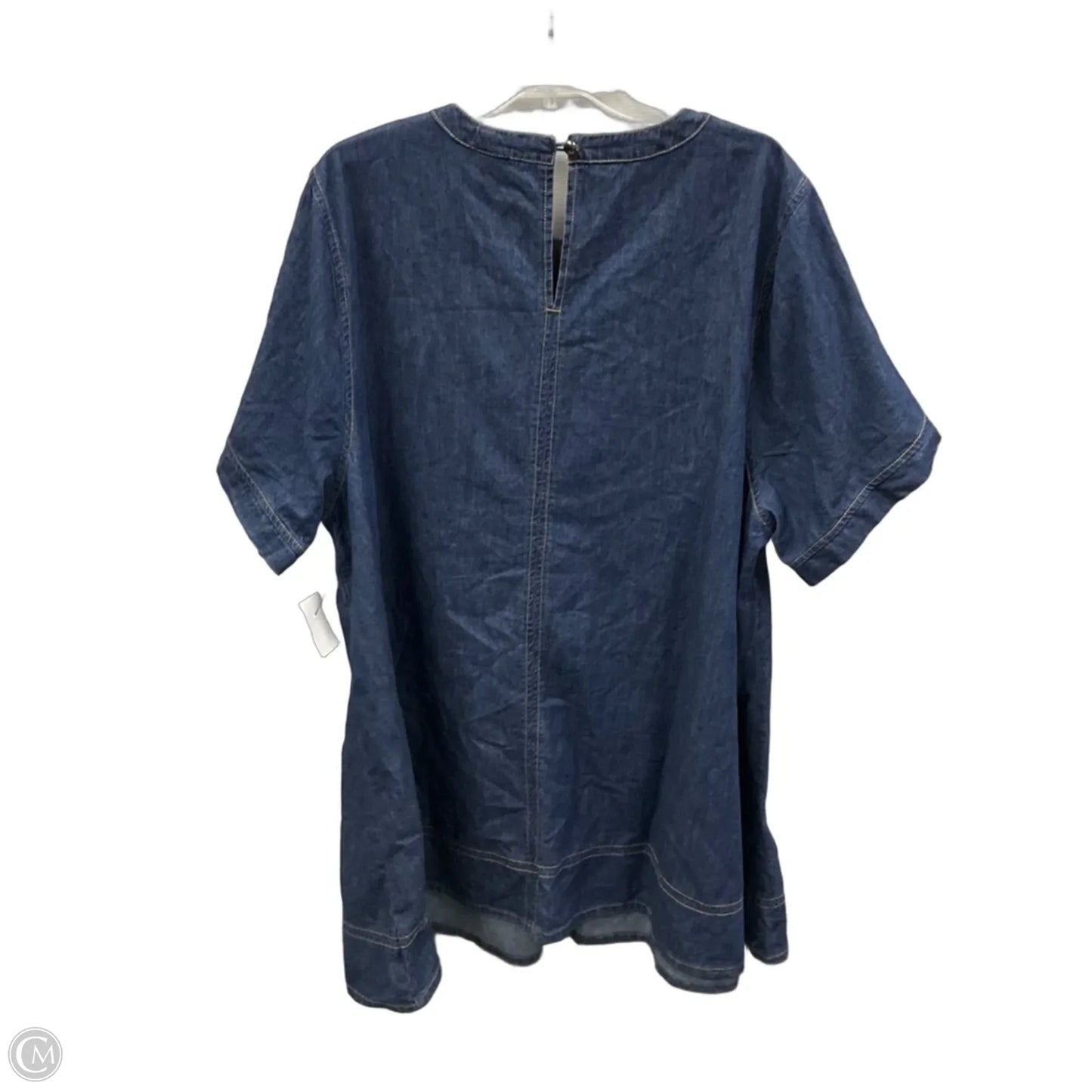 Dress Casual Short By Torrid In Blue Denim, Size: 3x