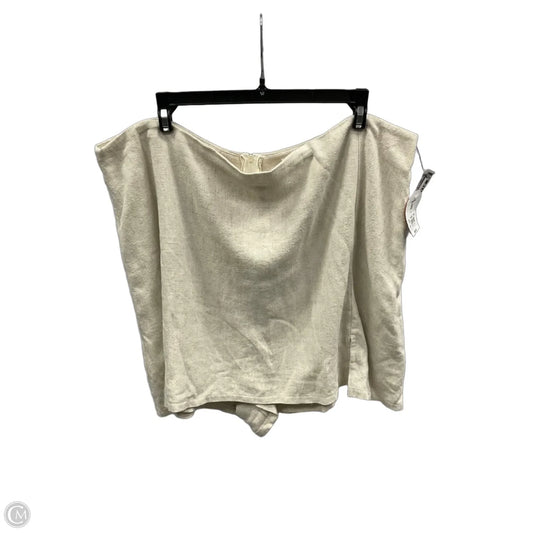 Skort By Arula In Beige, Size: 2x