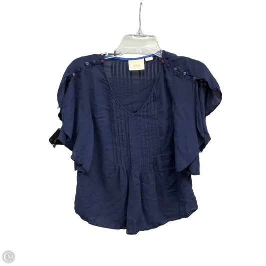 Top Short Sleeve By Maeve In Navy, Size: 0