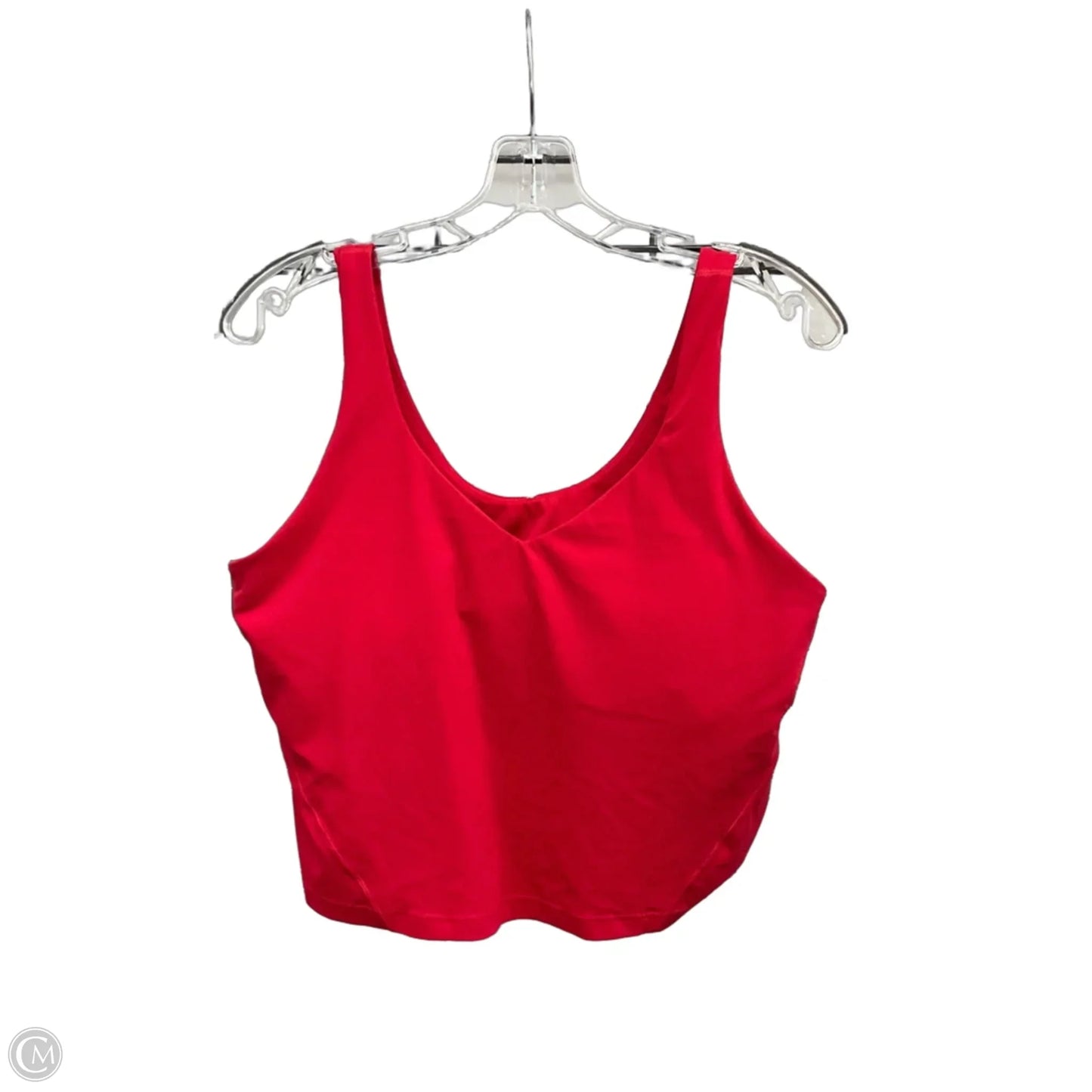 Athletic Tank Top By Lululemon In Red, Size: 16