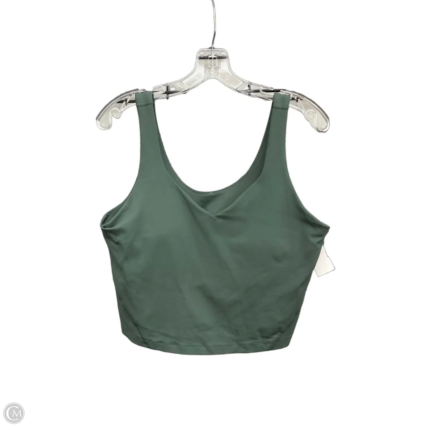 Athletic Tank Top By Lululemon In Green, Size: 16
