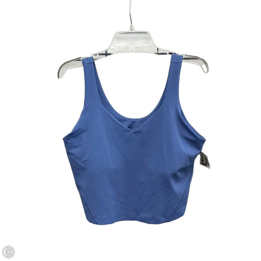 Athletic Tank Top By Lululemon In Blue, Size: 16