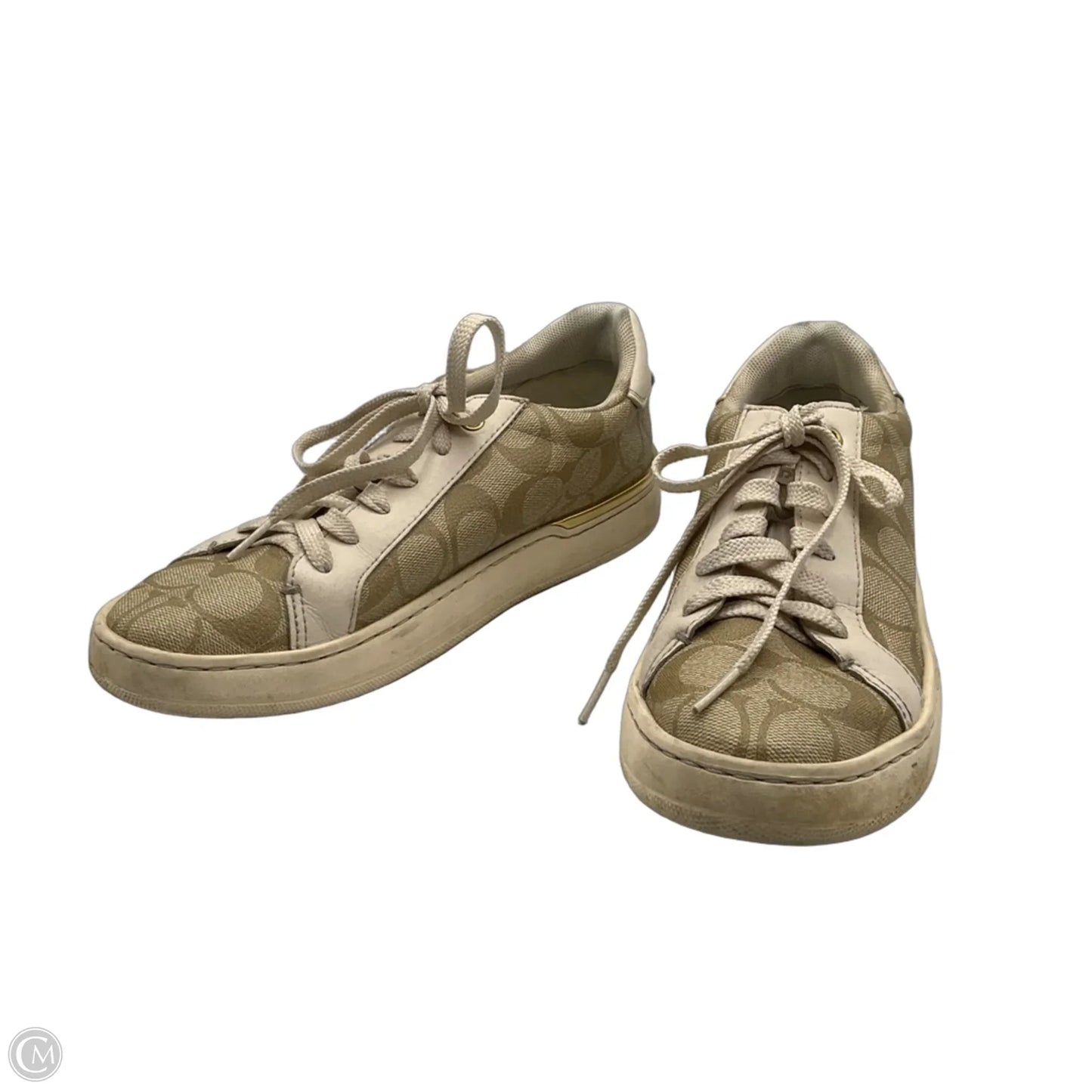 Shoes Designer By Coach In Cream, Size: 7