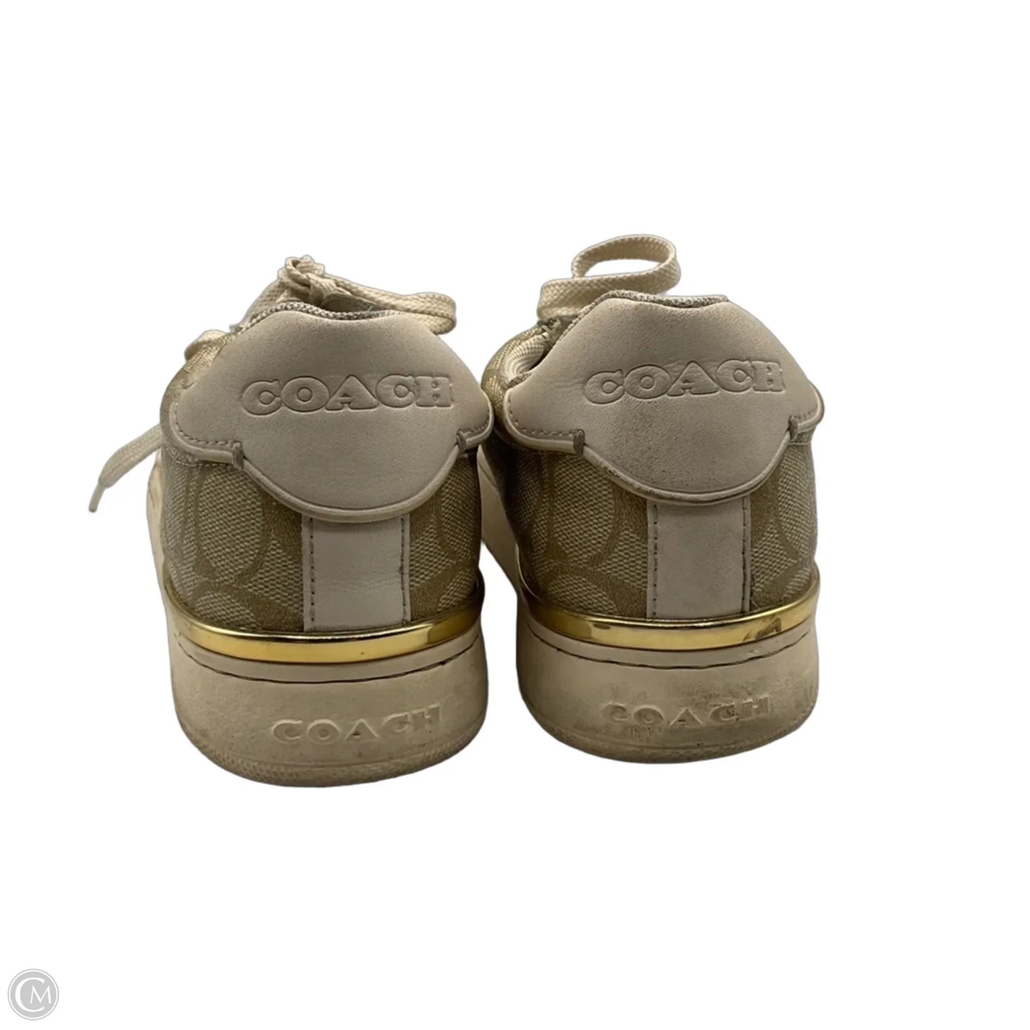 Shoes Designer By Coach In Cream, Size: 7