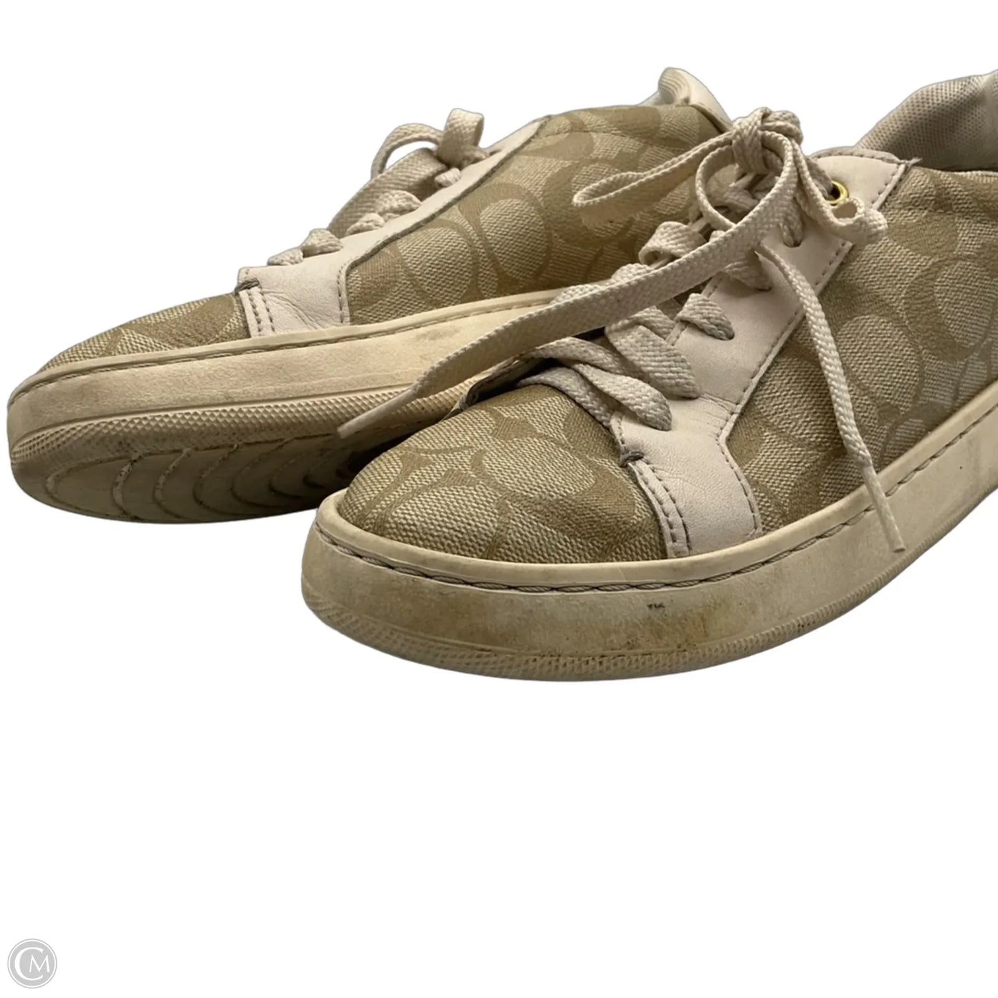 Shoes Designer By Coach In Cream, Size: 7