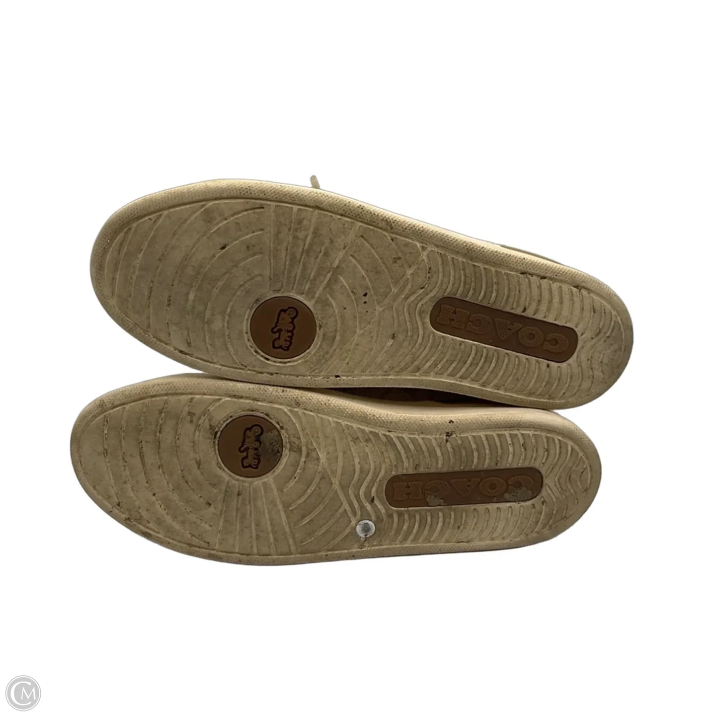Shoes Designer By Coach In Cream, Size: 7
