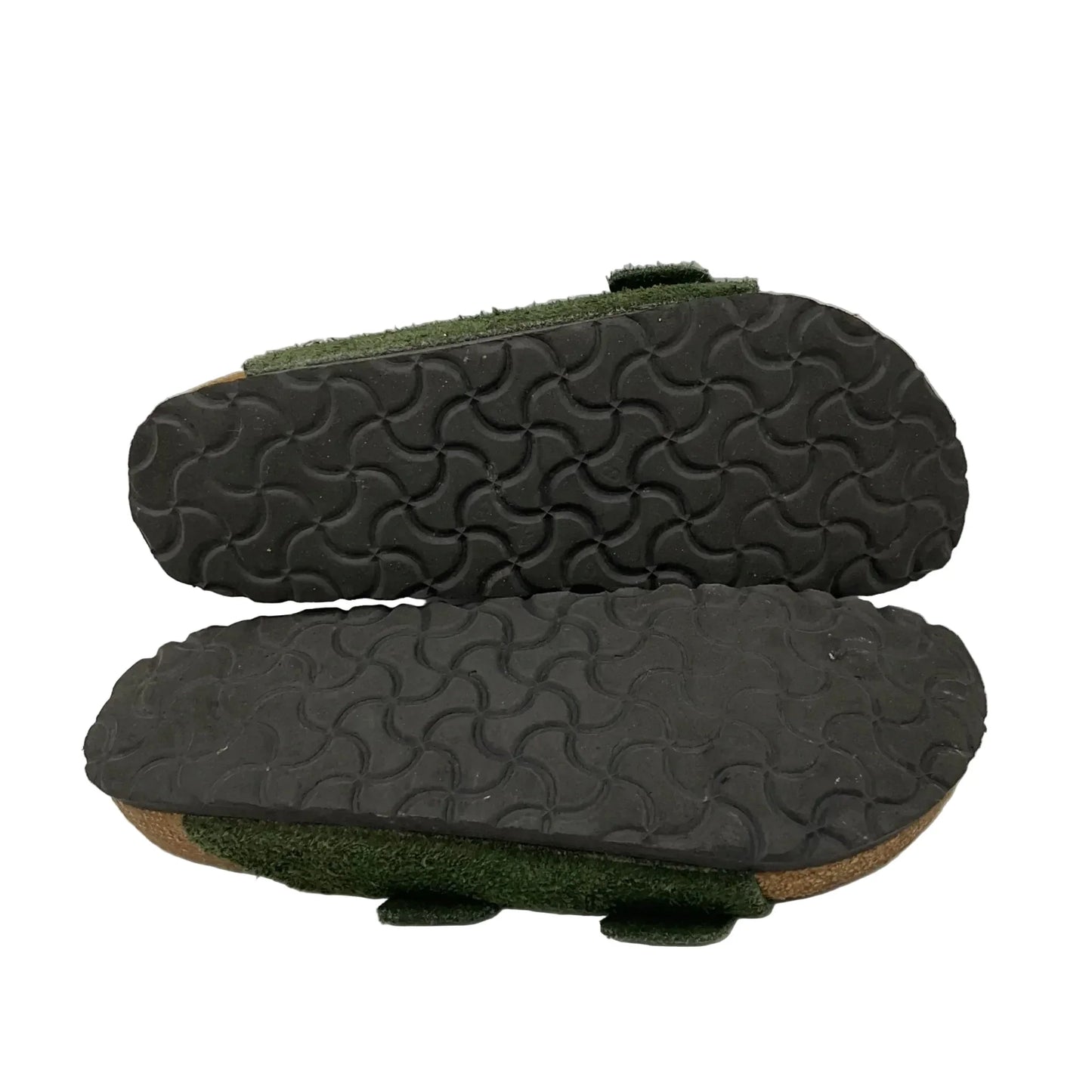 Sandals Flats By Birkenstock In Green, Size: 7