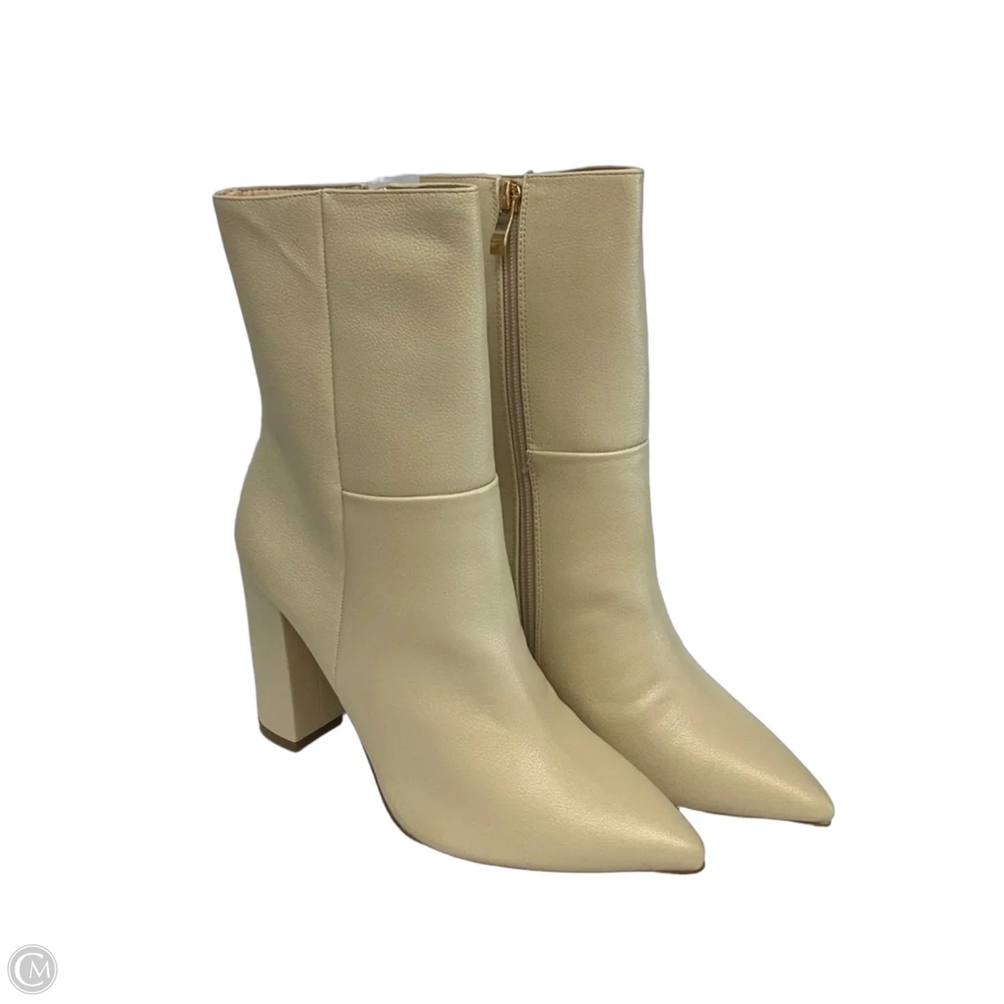 Boots Ankle Heels By Lulus In Cream, Size: 11