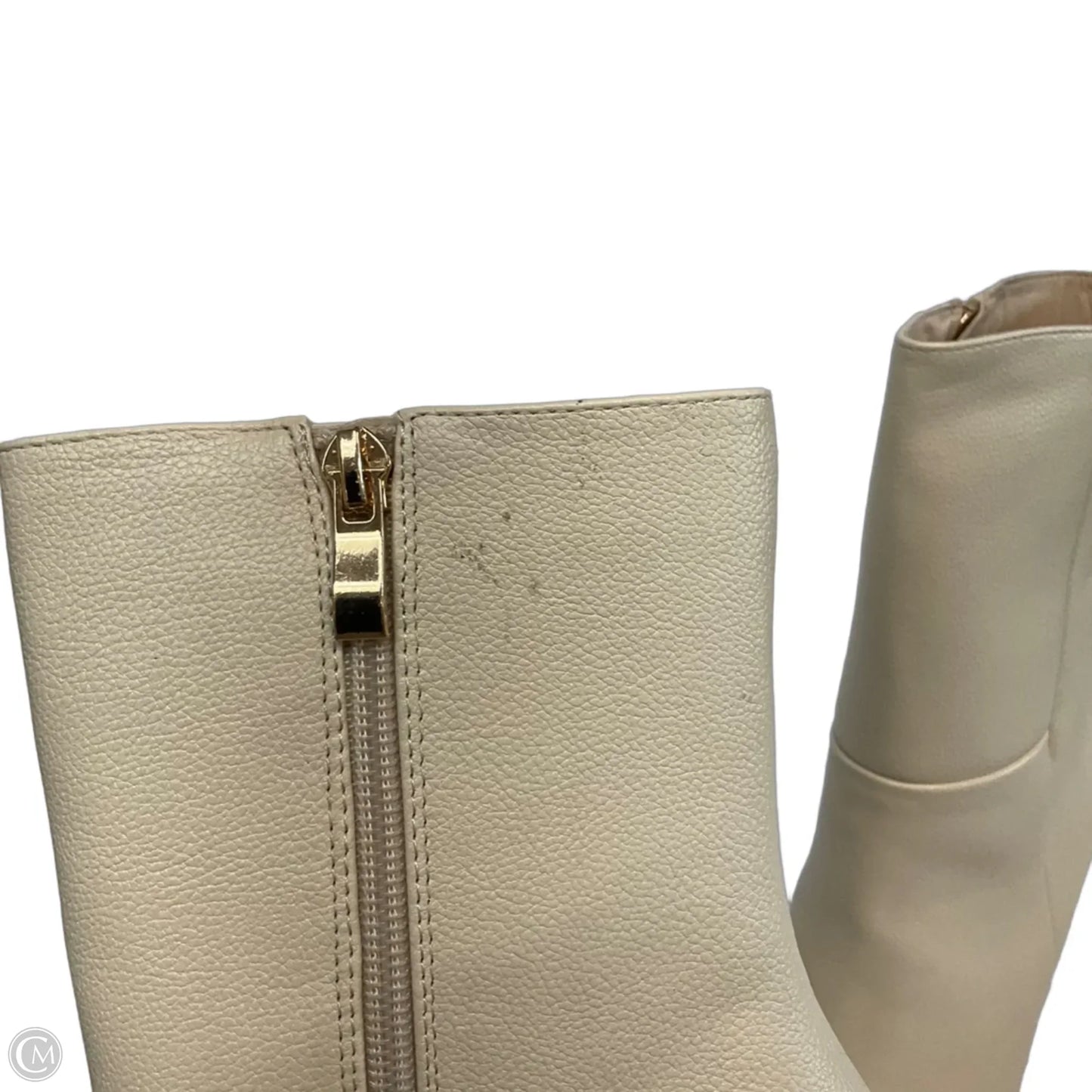 Boots Ankle Heels By Lulus In Cream, Size: 11