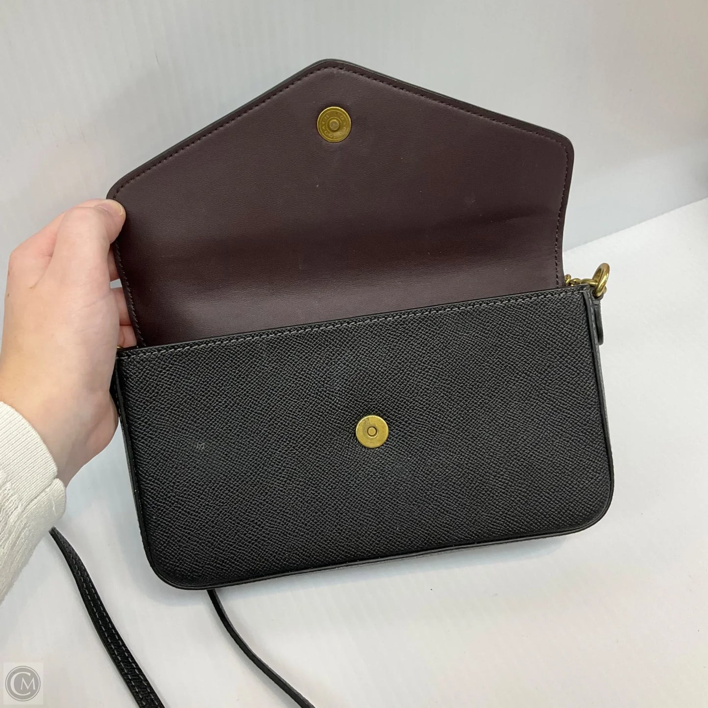 Crossbody Designer By Coach, Size: Small