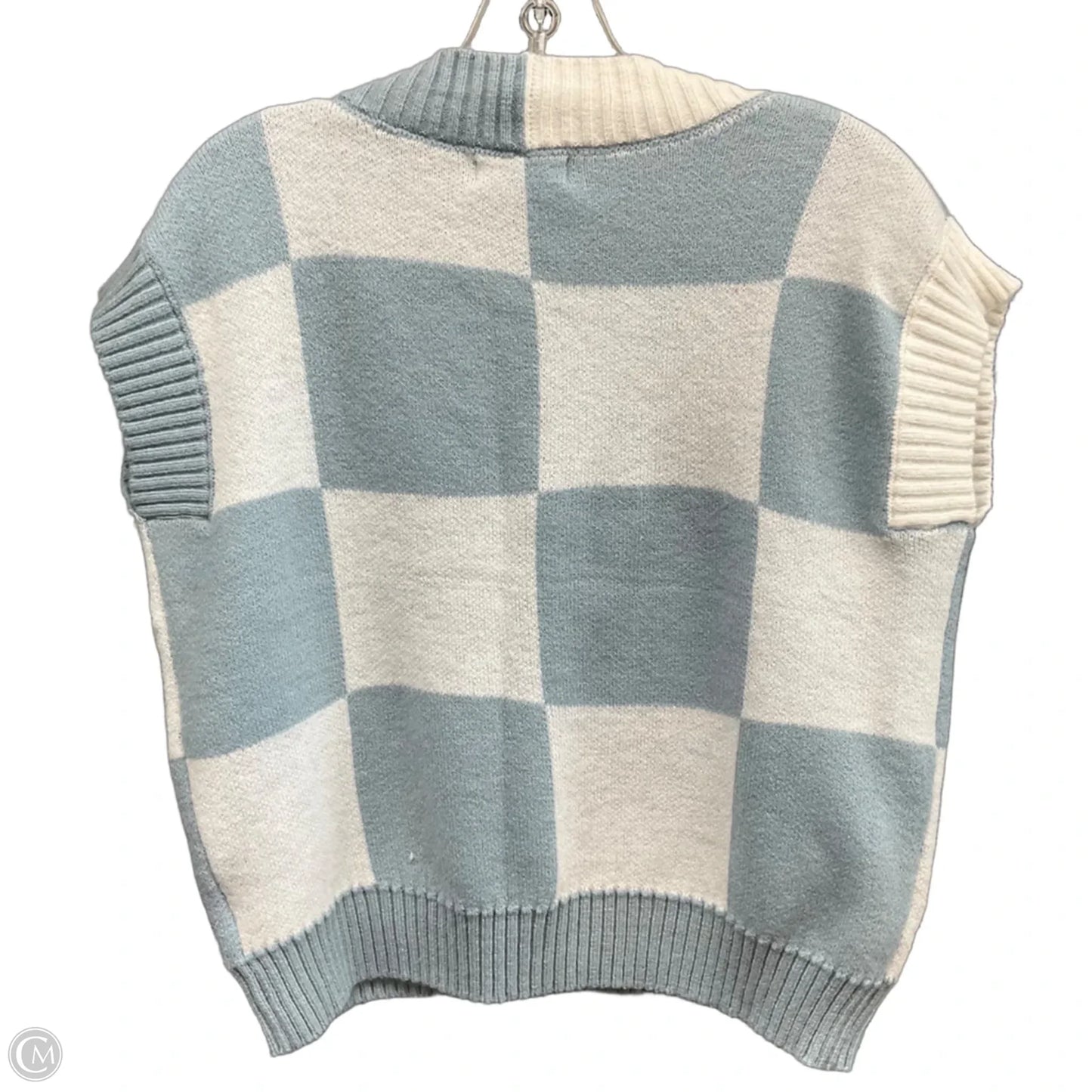 Vest Sweater By Listicle In Blue, Size: M