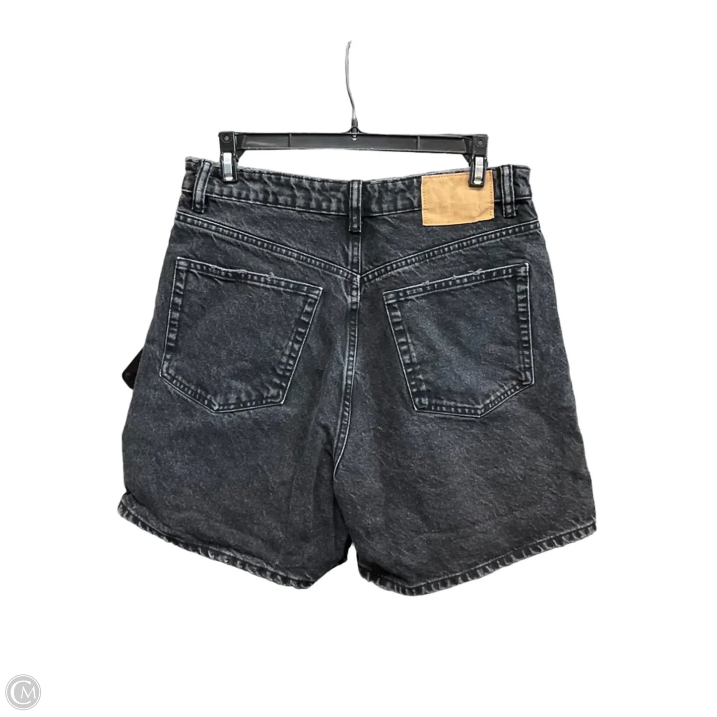 Shorts By Zara In Black Denim, Size: 8