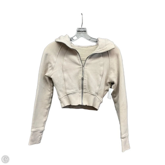 Jacket Fleece By Lululemon In Beige, Size: Xxs