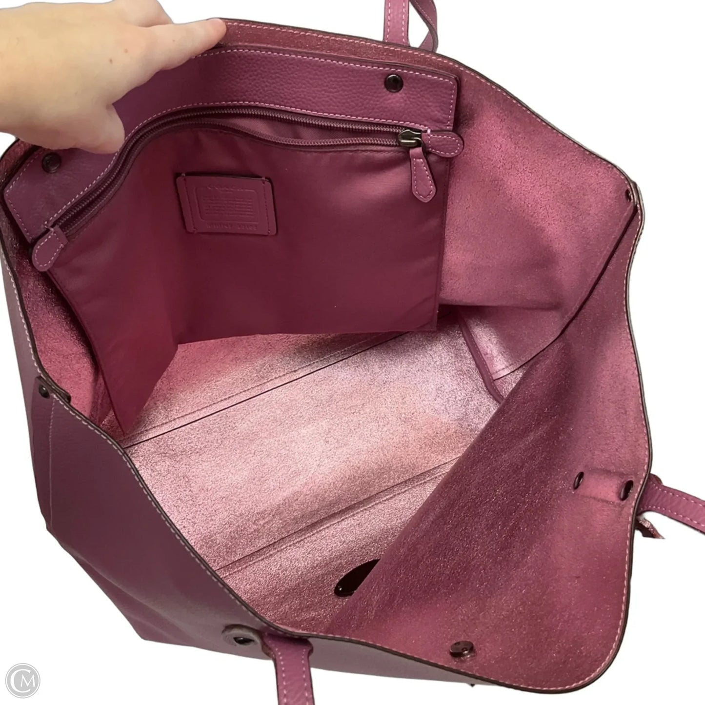 Tote Designer By Coach, Size: Large