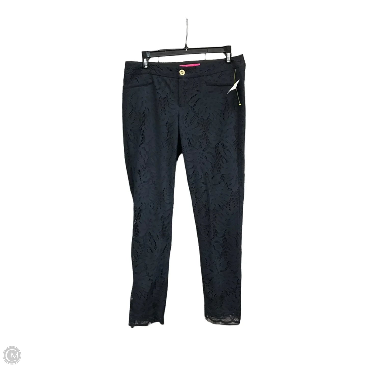 Pants Designer By Lilly Pulitzer In Black, Size: 4