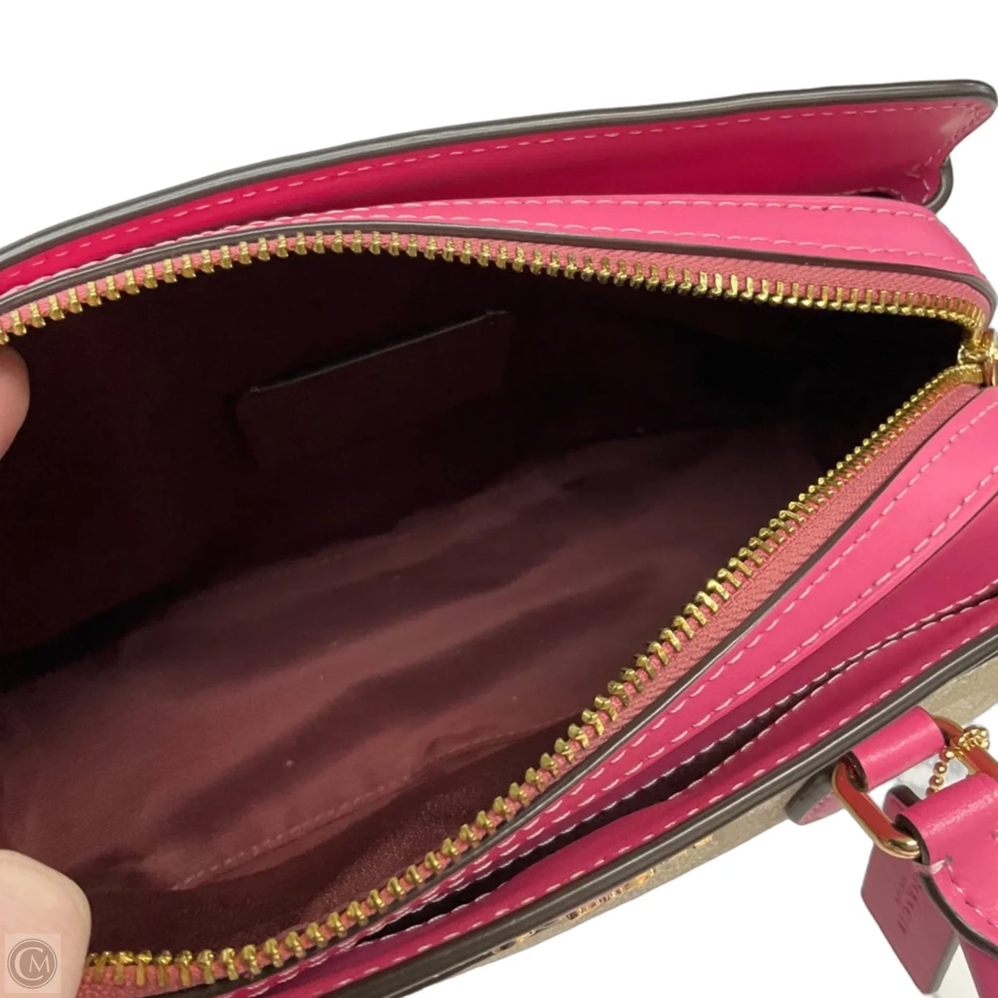 Crossbody Designer By Coach, Size: Medium