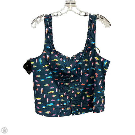 Top Sleeveless By Free People In Navy, Size: Xl